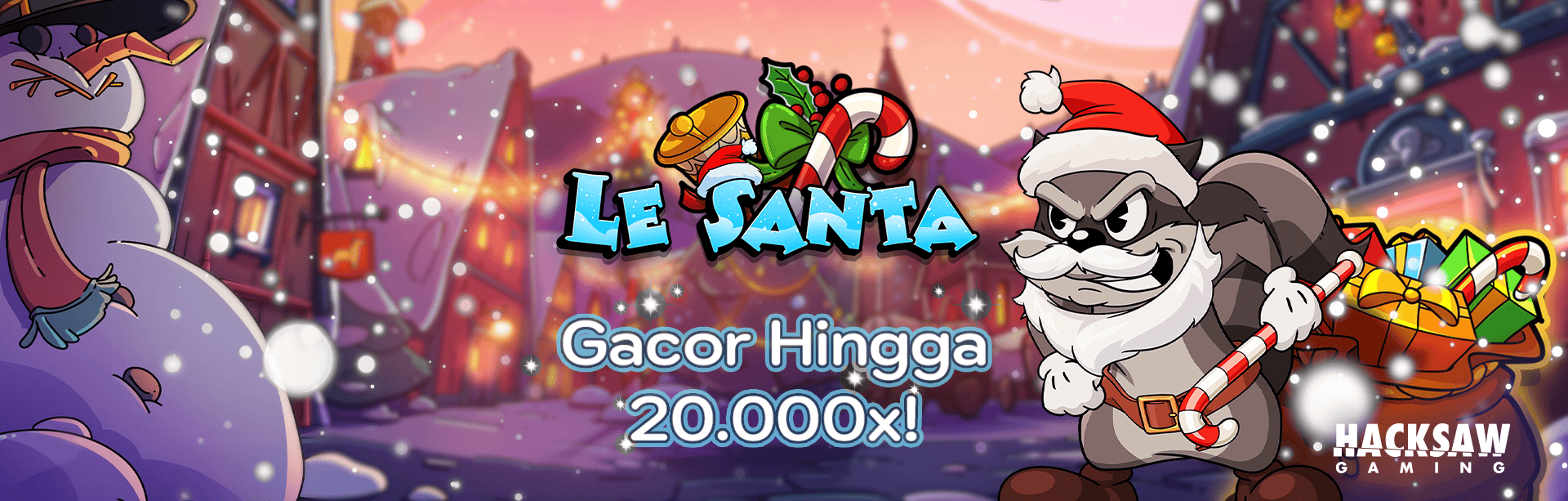 HACKSAW - LE SANTA GAME PROMO BANNER